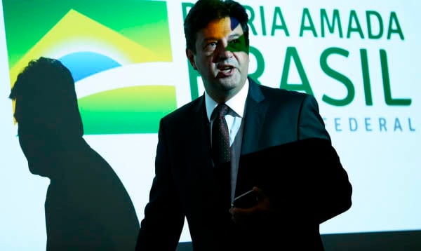 O ministro da Saúde, Luiz Henrique Mandetta