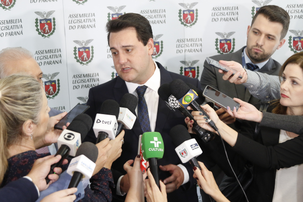 Ratinho Jr: dinheiro poderá ser usado para a compra de alimentos