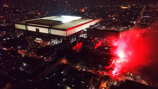 A Arena da Baixada, em Curitiba