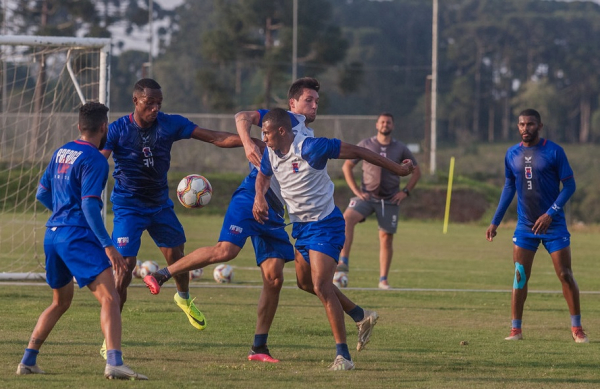 Treino do Paraná Clube