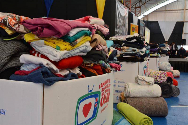 Em Curitiba, agasalhos podem ser entregues na sede da instituição