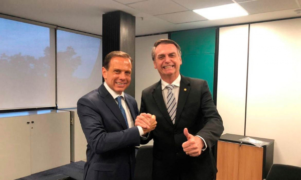 Dória e Bolsonaro