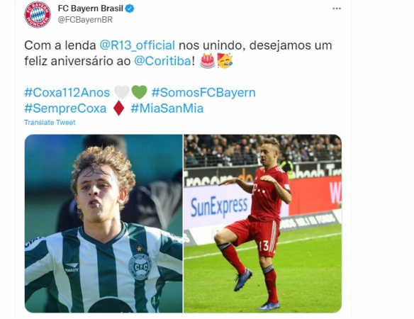 Homenagem do Bayern de Munique
