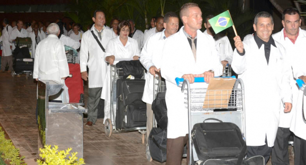 Chegada de médicos cubanos ao Brasil