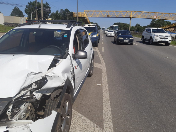 Acidente no km 71 da BR-277, na manhã dessa sexta-feira