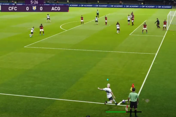 Jogo do Coritiba no PES 2020