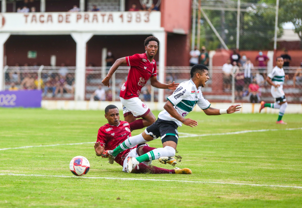 Coritiba em ação na Copinha, contra o Juventus