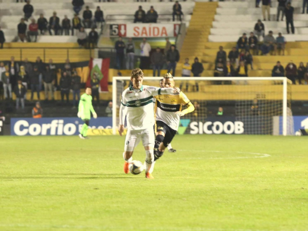 Luiz Henrique enfrenta o Criciúma: perdido em campo