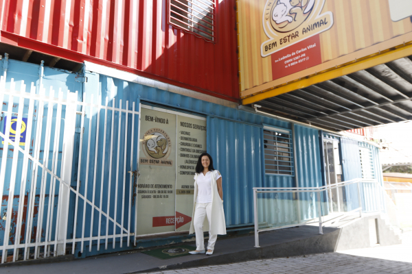 A proprietária do Vital Pet Container, Ludmila Vital, conseguiu um microcrédito de R$ 19 mil na Fomento Paraná no fim de 2019
