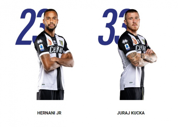 Hernani e Kucka: artilheiros do Parma