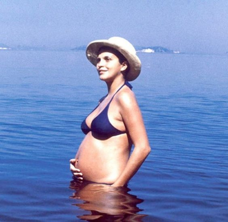 Leila Diniz grávida, linda e atrevida