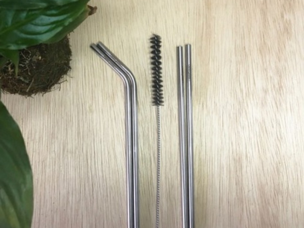 Kit de Canudo com escova de limpeza Beegreen