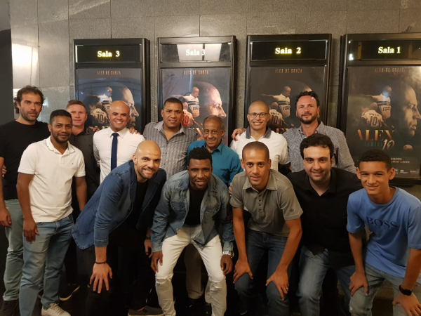 Alex na pré-estreia em BH