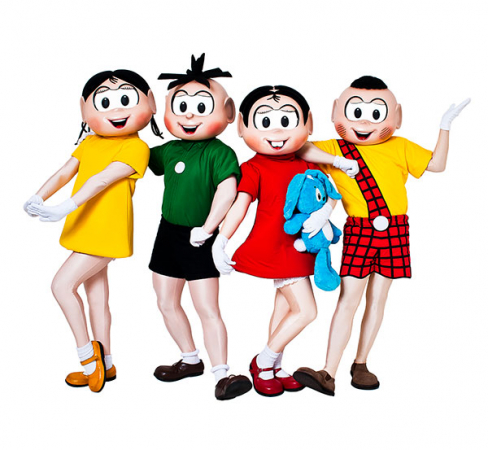 A turma da Mônica: brinquedos e sessão de fotos