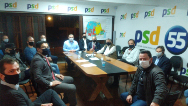 Decisão foi tomada ontem em reunião da Executiva do PSD de Curitiba