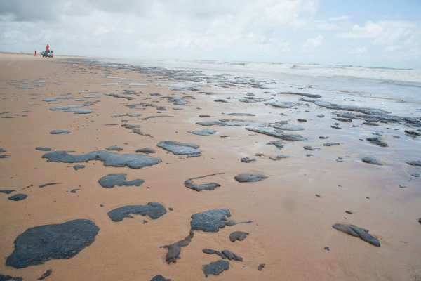 Avaliações indicam que o óleo teria se deslocado da região sul do mar da África, em abril, até chegar à costa brasileira, em setembro.