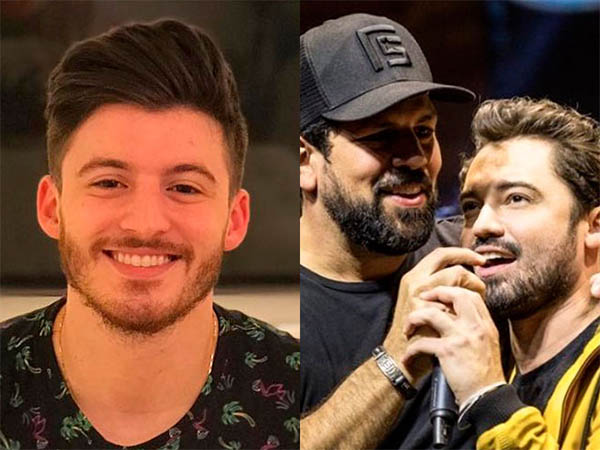 Gabriel Smaniotto e a dupla Fernando & Sorocaba