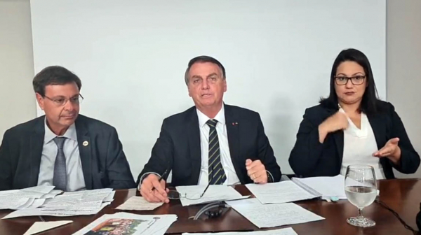Bolsonaro, na live desta quinta-feira
