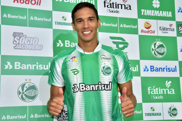 Bruno Nunes: oito jogos e nenhum gol pelo Juventude em 2020