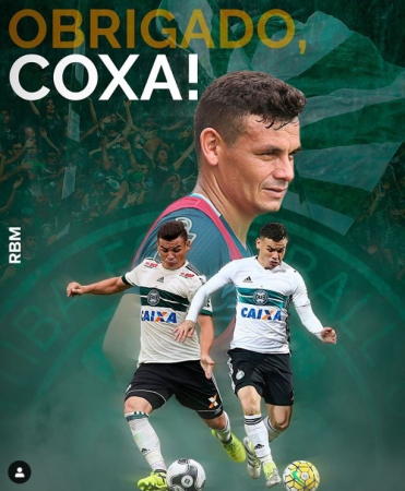 Ruy se despede no Instagram com homenagem ao Coritiba