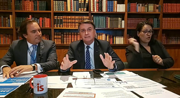 Bolsonaro, na live desta quinta-feira