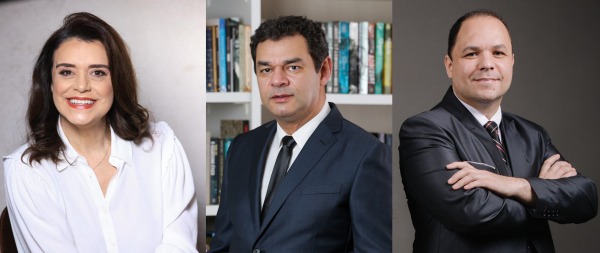 Marilena Winter, Marcelo Trindade e Romulo Quenehen disputam a presidência da OAB-PR nas eleições de amanhã