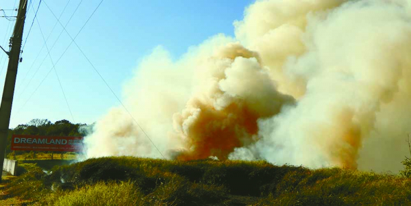 Incêndio na Avenida das Torres