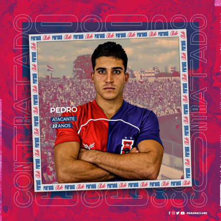 Pedro Augusto: novo reforço do Paraná Clube