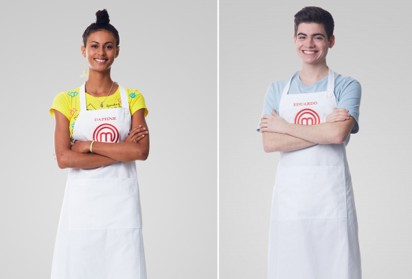 Daphne e Eduardo voltam ao MasterChef após seis anos