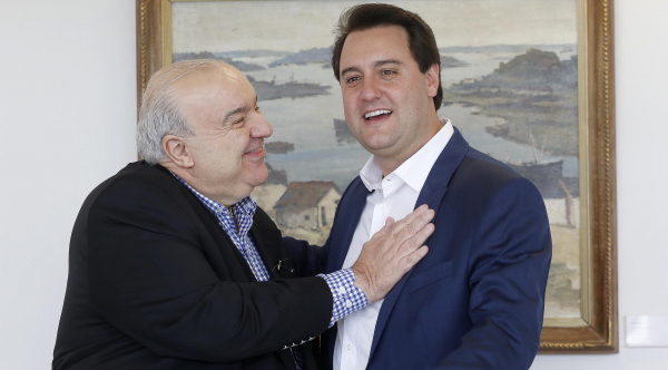 Greca e Ratinho Jr: “Um desejo de coração”