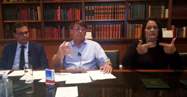 Bolsonaro, na live desta quinta-feira
