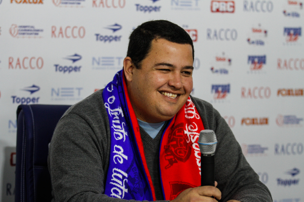 O presidente do Paraná Clube, Leonardo de Oliveira: acordo aprovado