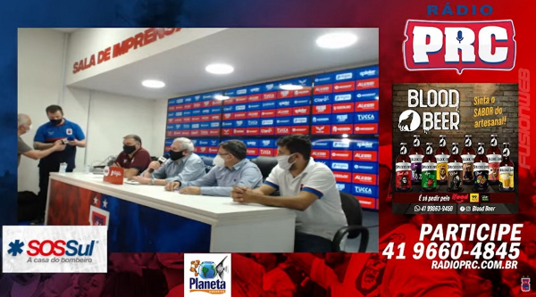Diretoria do Paraná Clube concede entrevista coletiva