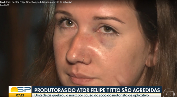 Funcionário de Titto agredida por motorista de aplicativo