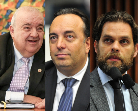 Greca (DEM), Francischini (PSL) e Goura (PDT): segundo lugar tem quíntuplo empate técnico