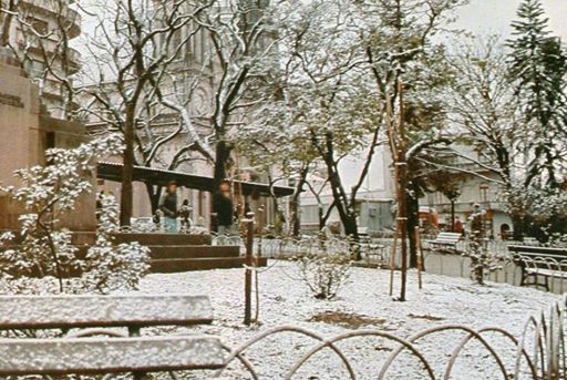 Paisagem da Praça Tiradentes, com a Catedral ao fundo