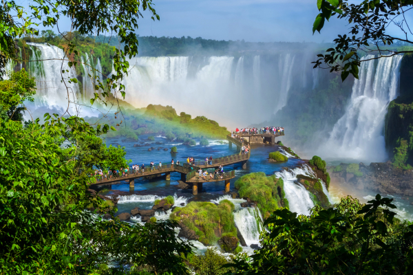 Vista das Cataratas do Iguaçu.