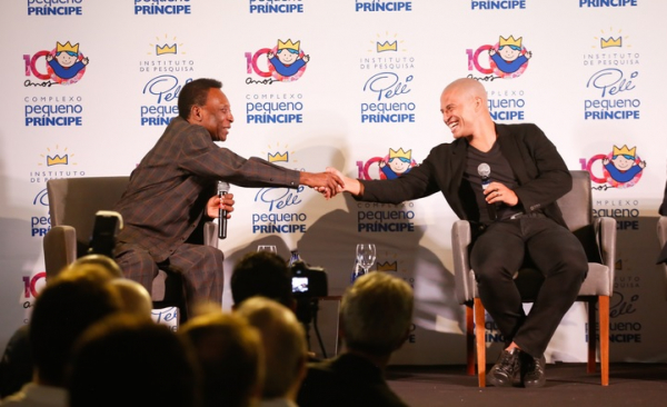 Pelé e Alex no Pequeno Príncipe