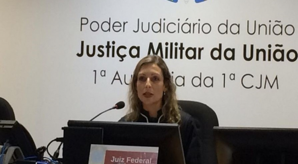 Juíza federal da Justiça Militar Maria Aquino