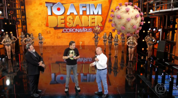 Faustão no Domingão sem plateia