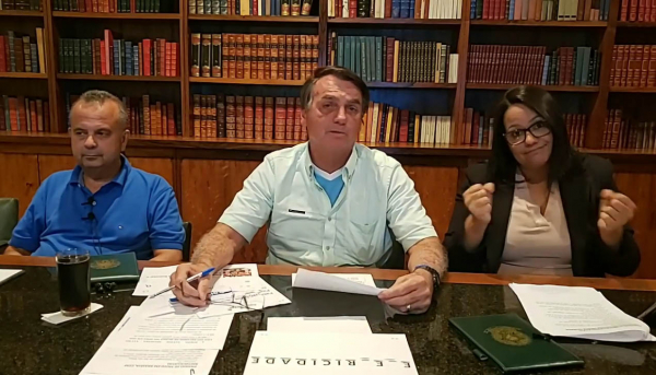Bolsonaro, na live desta quinta-feira