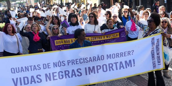 Passeata da Lei Maria da Penha em Curitiba