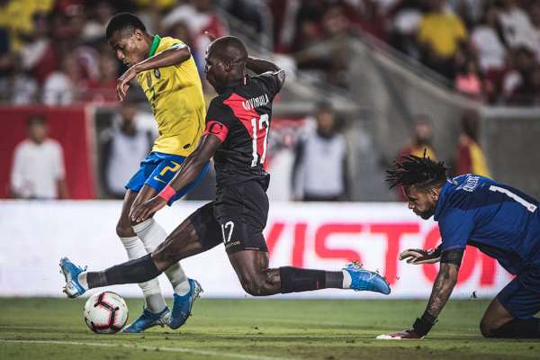 David Neres contra o Peru: Brasil passou em branco