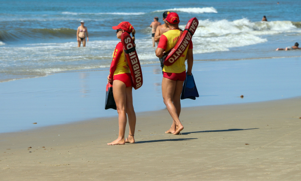 Salva-vidas durante a Operação Verão 2018/2019