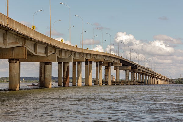 Ponte Ayrton Senna liga Paraná a Mato Grosso do Sul