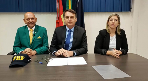 Luciano Hang e Jair Bolsonaro