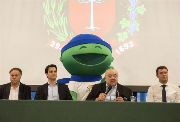 Tiba é apresentado durante o lançamento da Semana de Trânsito em Curitiba
