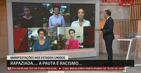 Em programa histórico na Globonews, Em Pauta feminino e negro foi produzido para debater o racismo na sociedade