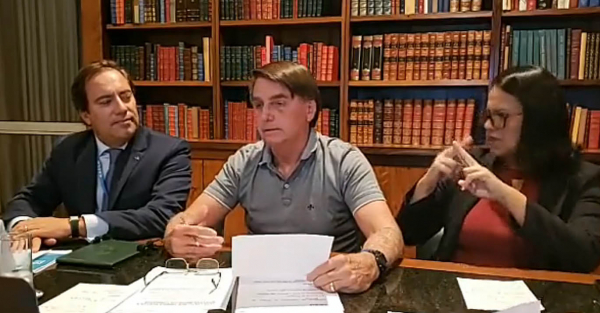 Bolsonaro, na live desta quinta-feira