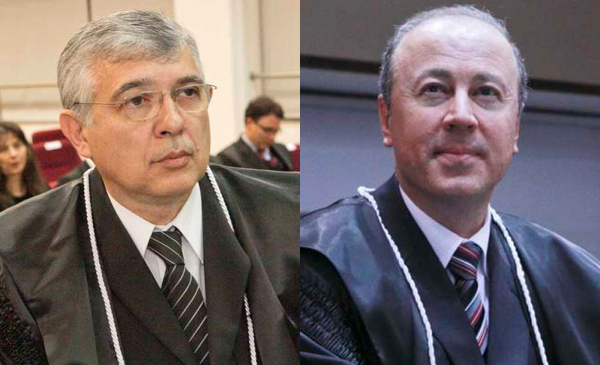 Os desembargadores Wellington Emanuel Coimbra de Moura e Fernando Wolff Bodziak